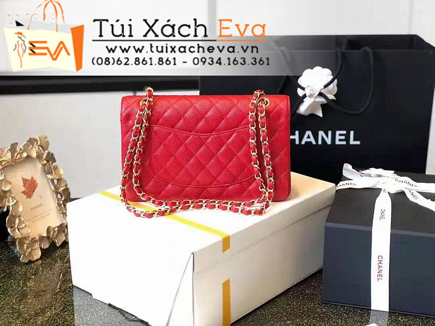Túi Xách Chanel Classic Flap Bag Siêu Cấp Màu Đỏ Đẹp.