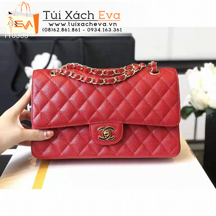 Túi Xách Chanel Classic Flap Bag Siêu Cấp Màu Đỏ Đẹp.