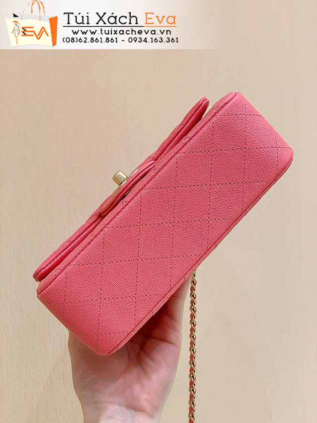 Túi Xách Chanel Classic Flap Bag Siêu Vip Màu Cam Đẹp M2431.