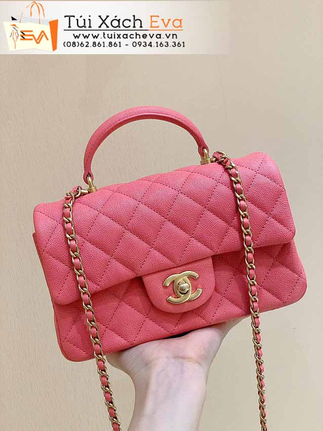 Túi Xách Chanel Classic Flap Bag Siêu Vip Màu Cam Đẹp M2431.