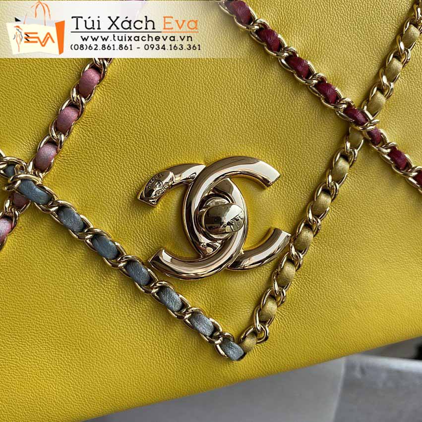 Túi Xách Chanel Classic Bag Siêu Cấp Màu Vàng Đẹp.