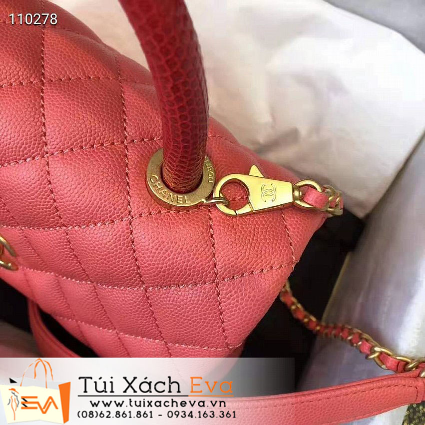 Túi Xách Chanel Coco Handle Bag Siêu Cấp Màu Cam Đẹp.