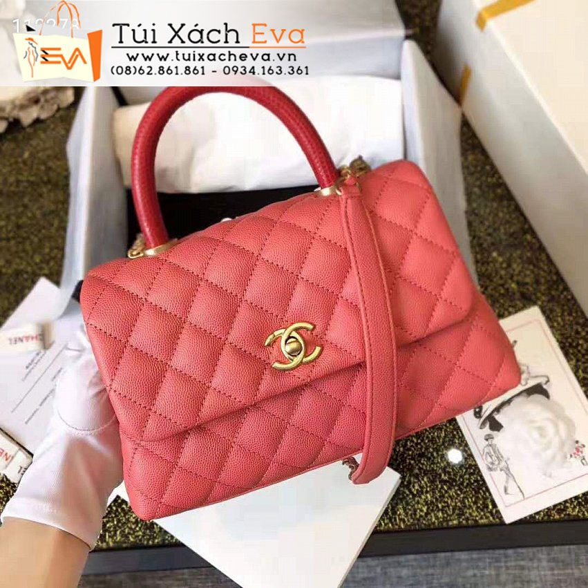 Túi Xách Chanel Coco Handle Bag Siêu Cấp Màu Cam Đẹp.