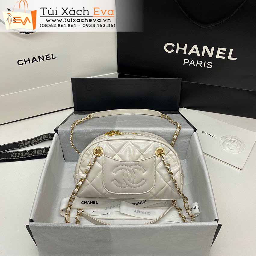 Túi Xách Chanel Daily Bag Siêu Cấp Màu Trắng Đẹp M2268.