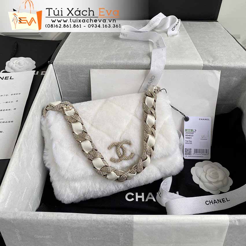 Túi Xách Chanel Flap Bag Siêu Cấp Màu Trắng Đẹp.