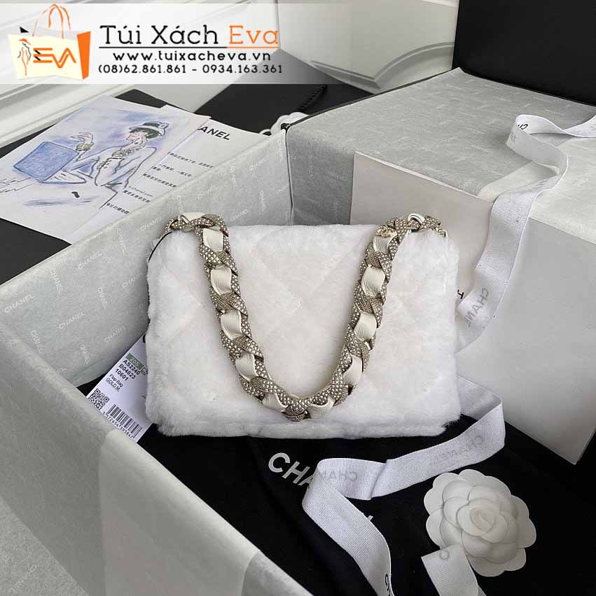 Túi Xách Chanel Flap Bag Siêu Cấp Màu Trắng Đẹp.