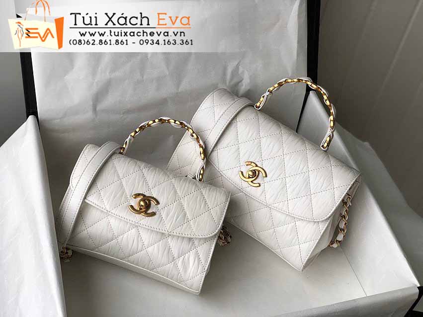 Túi Xách Chanel Flap Bag Siêu Cấp Màu Trắng Đẹp M2478.