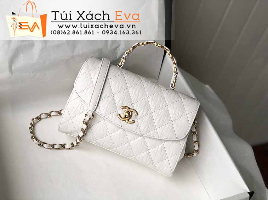 Túi Xách Chanel Flap Bag Siêu Cấp Màu Trắng Đẹp M2478.