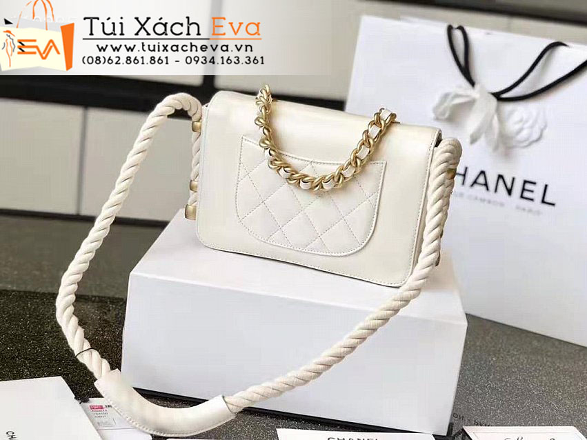 Túi Xách Chanel Flap Bag Siêu Cấp Màu Trắng Đẹp M33000.