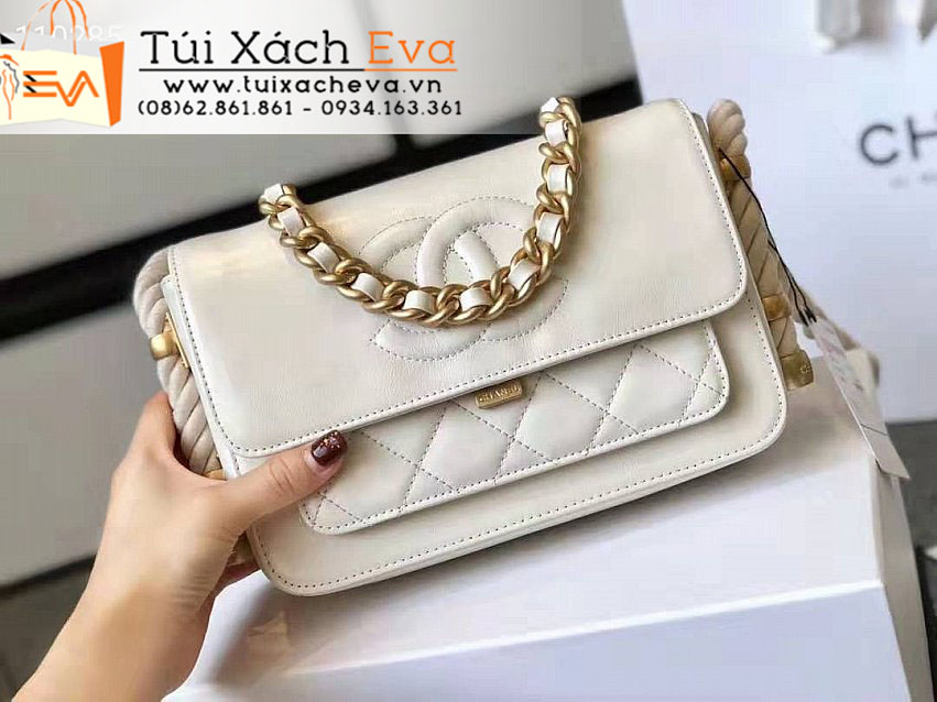 Túi Xách Chanel Flap Bag Siêu Cấp Màu Trắng Đẹp M33000.