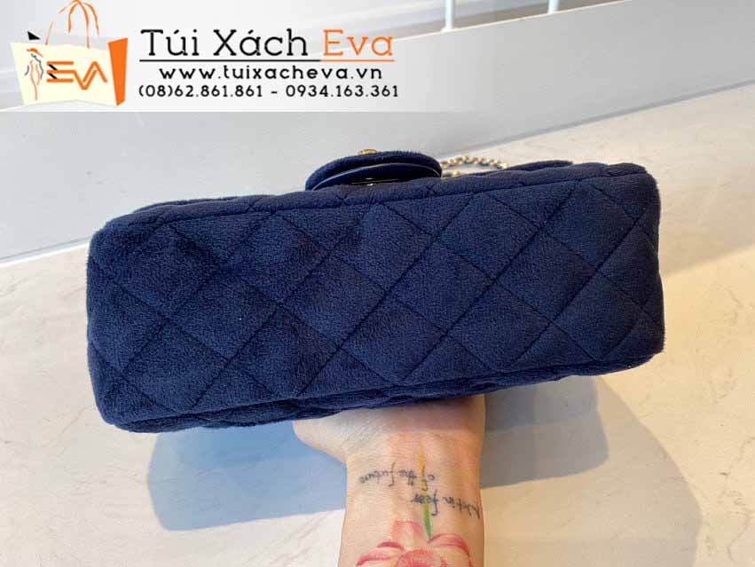 Túi Xách Chanel Flap Bag Siêu Cấp Màu Xanh Đẹp M1786.
