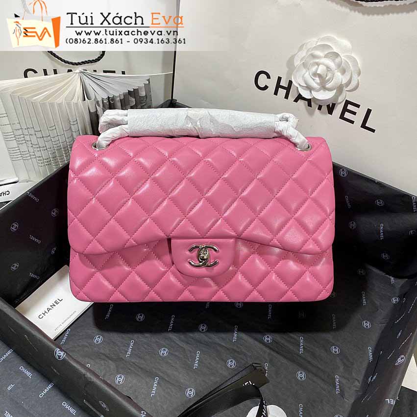 Túi Xách Chanel Jumbo Bag Siêu Cấp Màu Hồng Đẹp M1113.