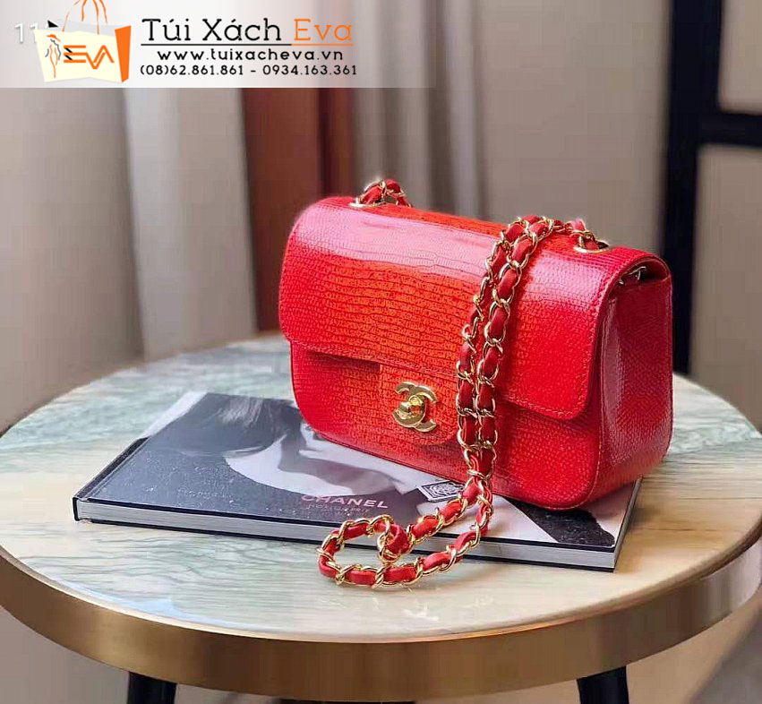 Túi Xách Chanel Mini Classic FLap Bag Siêu Cấp Màu Cam Đẹp.
