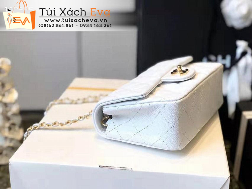 Túi Xách Chanel Mini Classic Flap Bag Siêu Cấp Màu Trắng Đẹp.