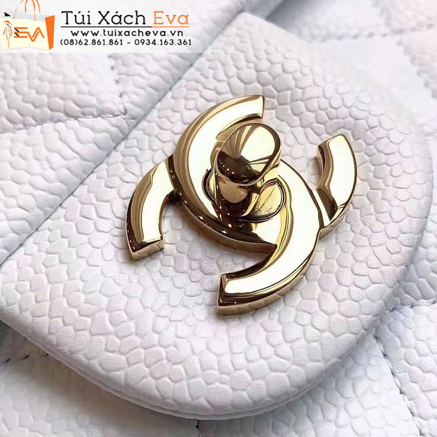 Túi Xách Chanel Mini Classic Flap Bag Siêu Cấp Màu Trắng Đẹp.