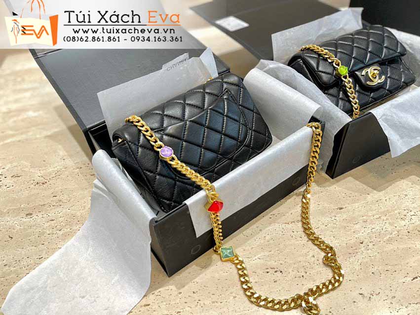 Túi xách Chanel Mini Classic Flap Bag Siêu Cấp Màu Đen Đẹp.