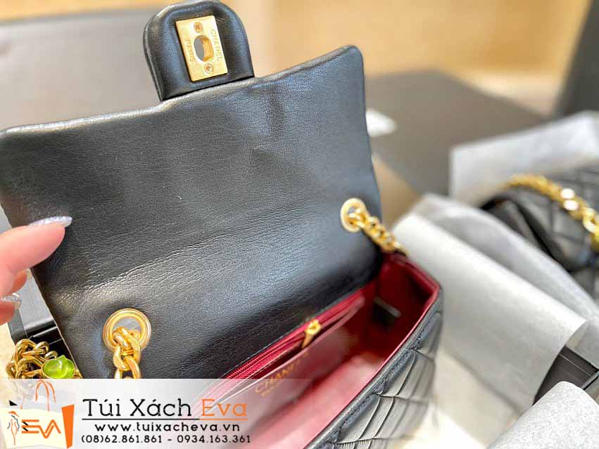 Túi xách Chanel Mini Classic Flap Bag Siêu Cấp Màu Đen Đẹp.
