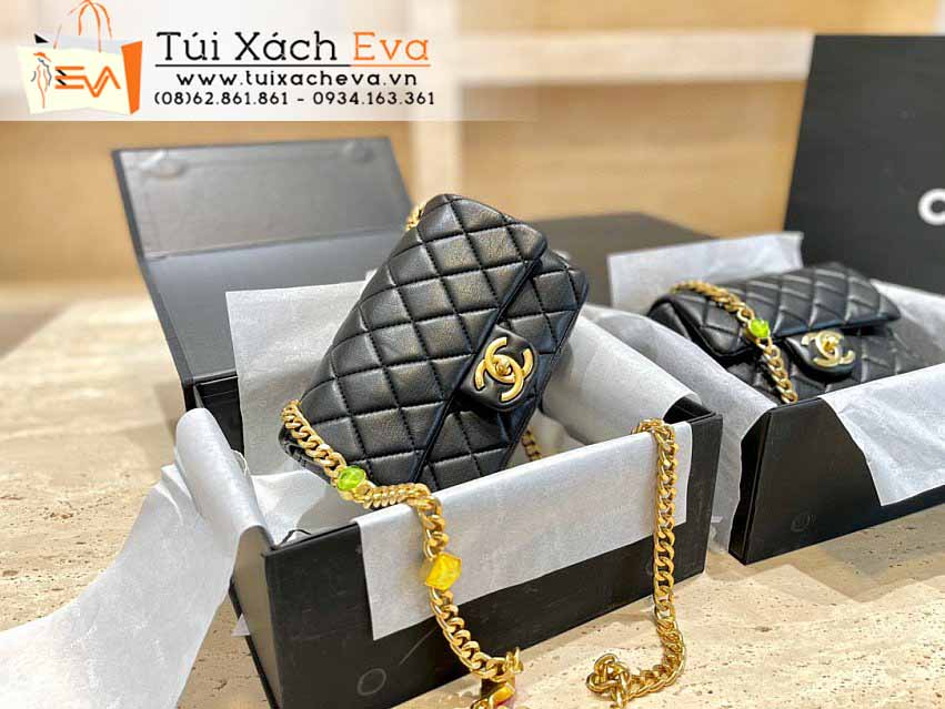 Túi xách Chanel Mini Classic Flap Bag Siêu Cấp Màu Đen Đẹp.