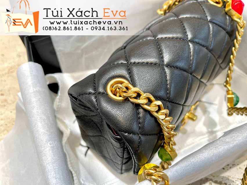 Túi xách Chanel Mini Classic Flap Bag Siêu Cấp Màu Đen Đẹp.