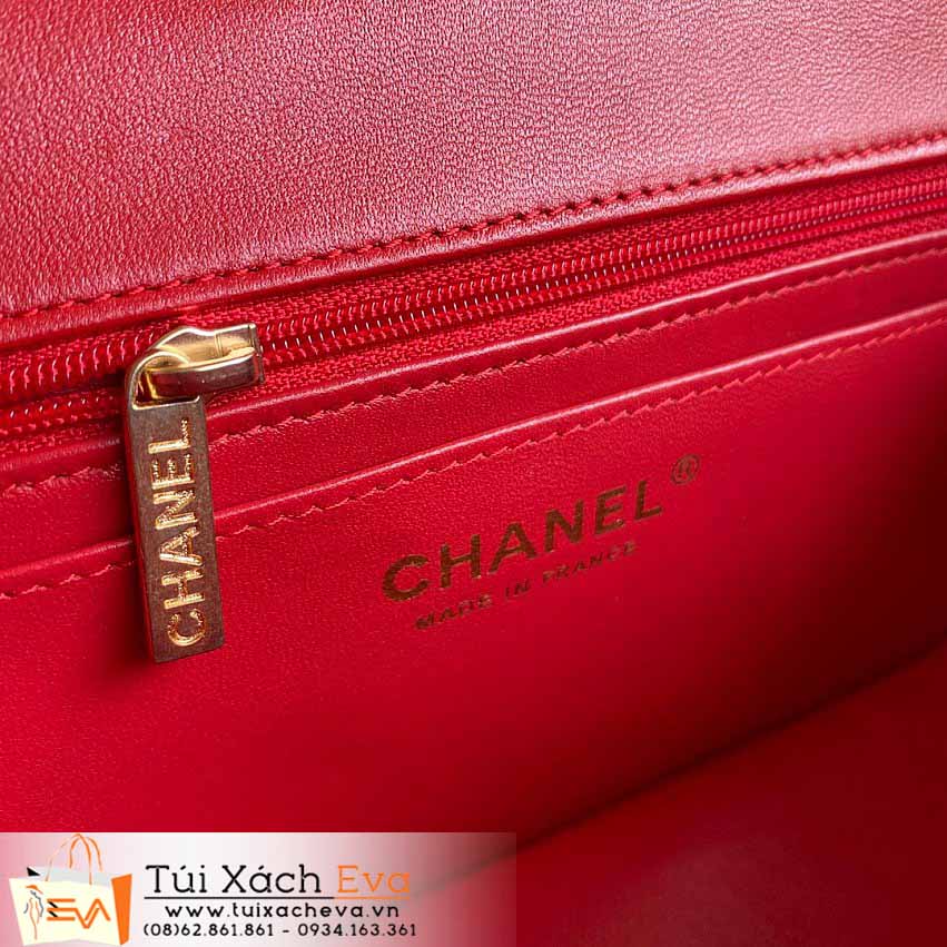Túi Xách Chanel Mini Classic Flap Bag Siêu Cấp Màu Đỏ Đẹp M2431.