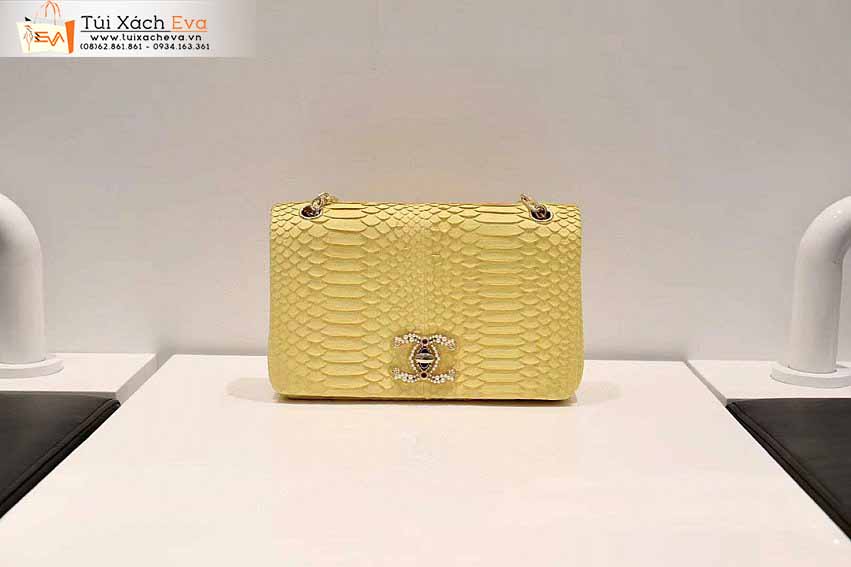 Túi Xách Chanel Vintage Bag Siêu Cấp Màu Vàng Đẹp.