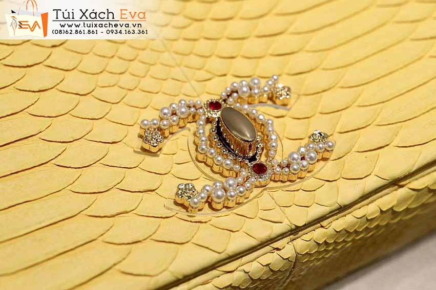 Túi Xách Chanel Vintage Bag Siêu Cấp Màu Vàng Đẹp.