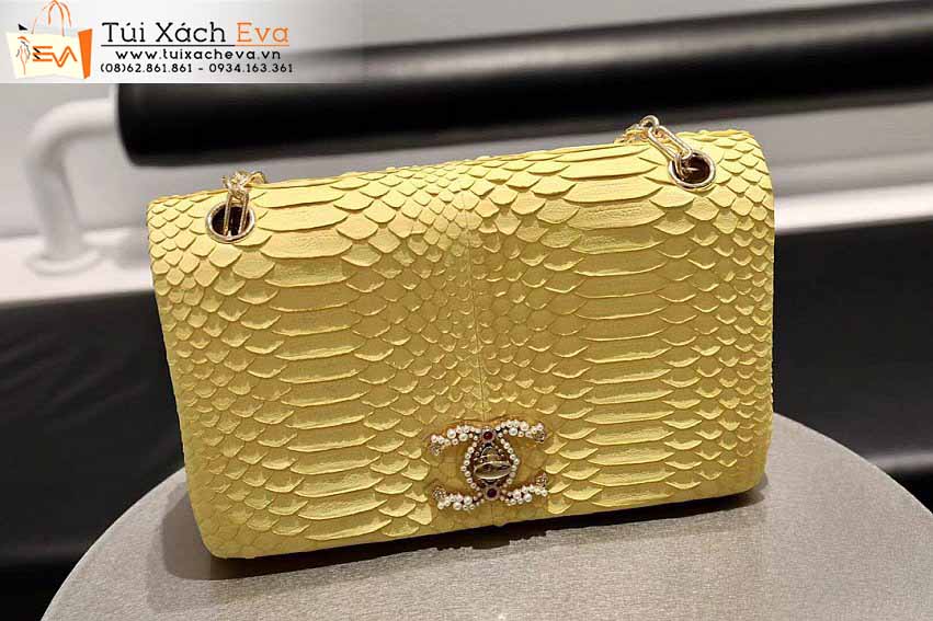 Túi Xách Chanel Vintage Bag Siêu Cấp Màu Vàng Đẹp.