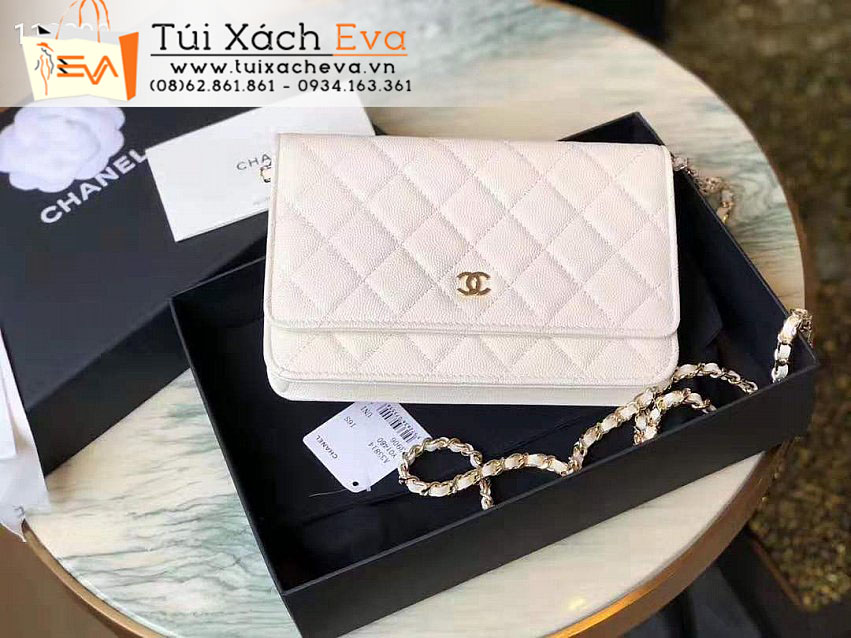Túi Xách Chanel Woc Bag Siêu Cấp Màu Trắng Đẹp M1560.