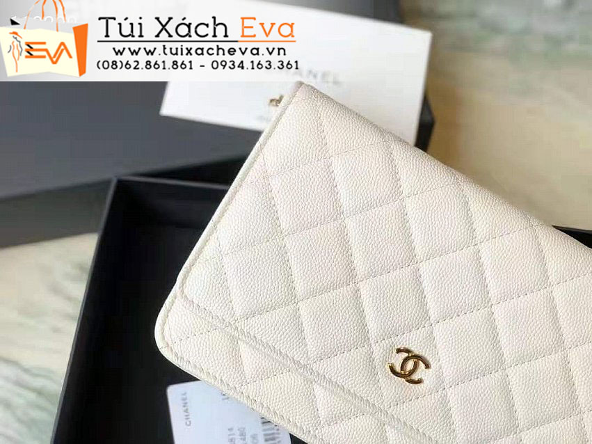 Túi Xách Chanel Woc Bag Siêu Cấp Màu Trắng Đẹp M1560.