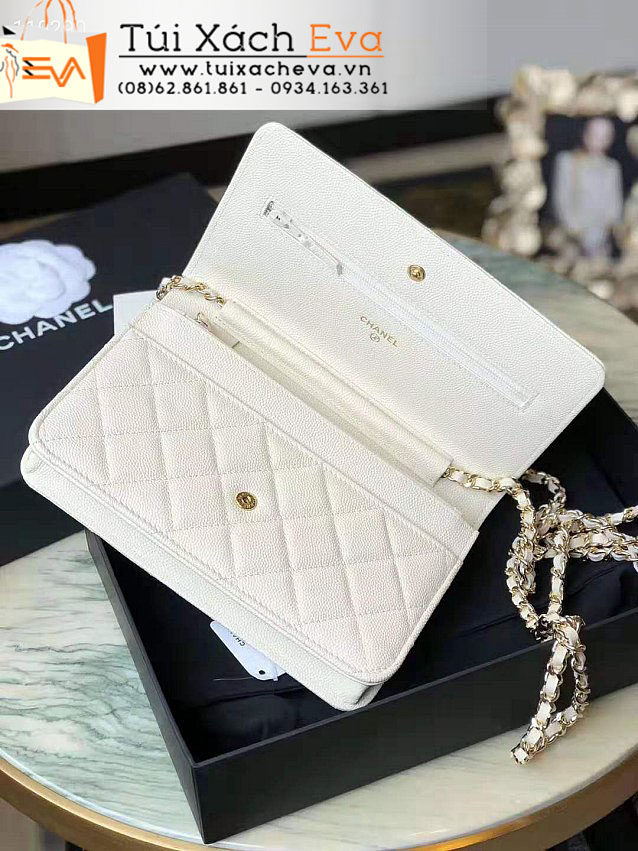 Túi Xách Chanel Woc Bag Siêu Cấp Màu Trắng Đẹp M1560.