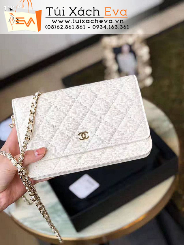 Túi Xách Chanel Woc Bag Siêu Cấp Màu Trắng Đẹp M1560.