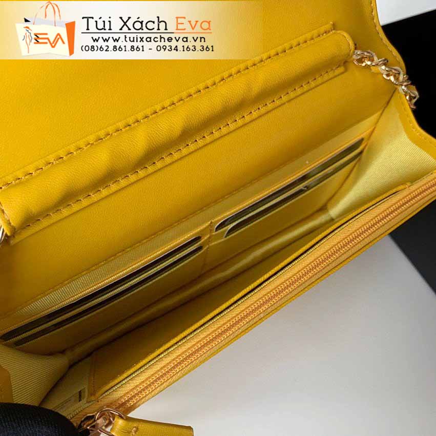 Túi Xách Chanel Woc Bag Siêu Cấp Màu Vàng Đẹp M33814.