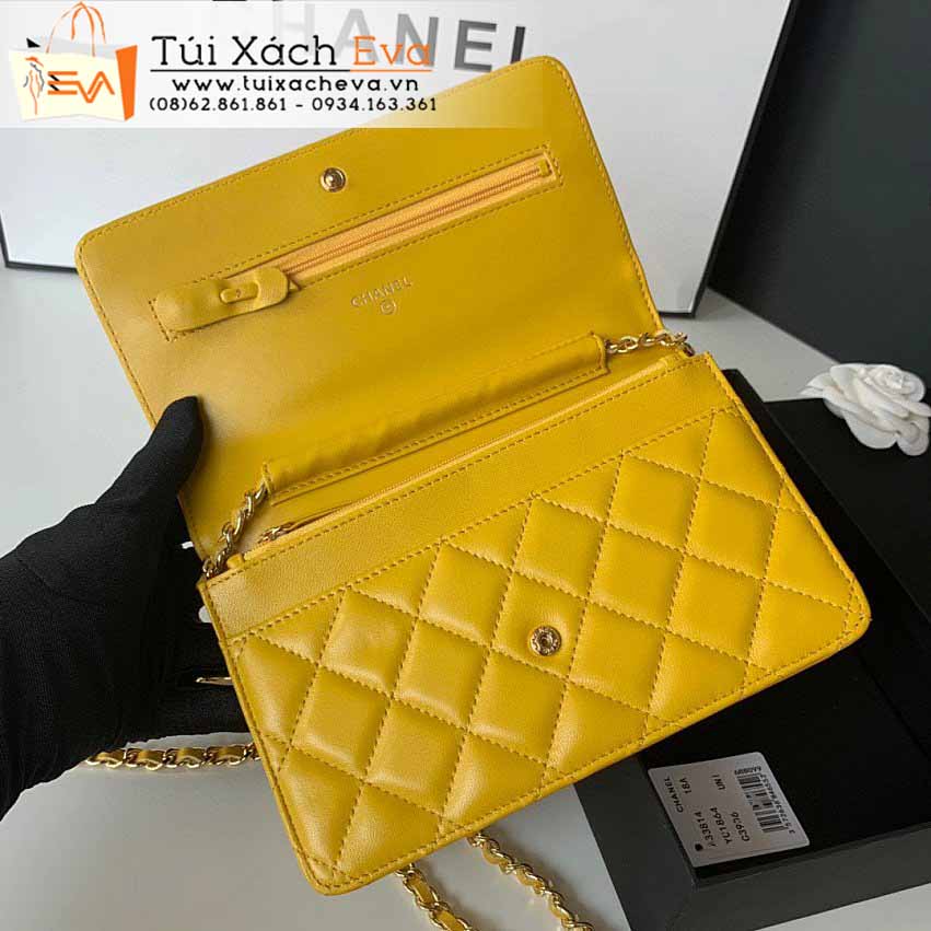 Túi Xách Chanel Woc Bag Siêu Cấp Màu Vàng Đẹp M33814.