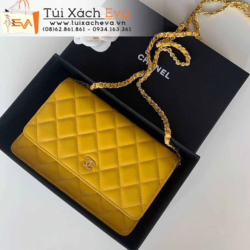 Túi Xách Chanel Woc Bag Siêu Cấp Màu Vàng Đẹp M33814.