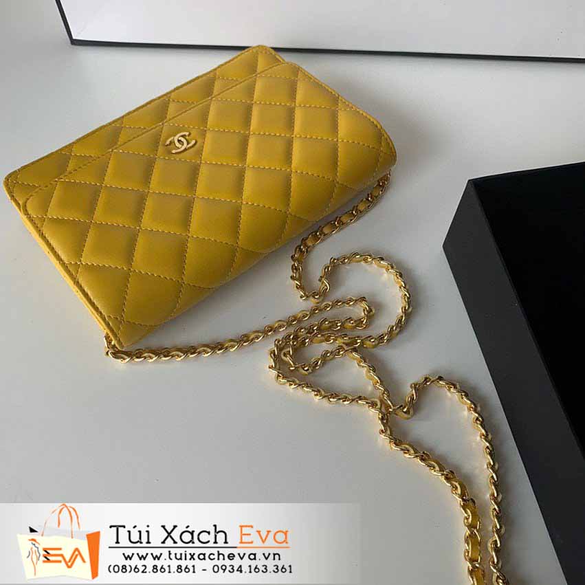 Túi Xách Chanel Woc Bag Siêu Cấp Màu Vàng Đẹp M33814.