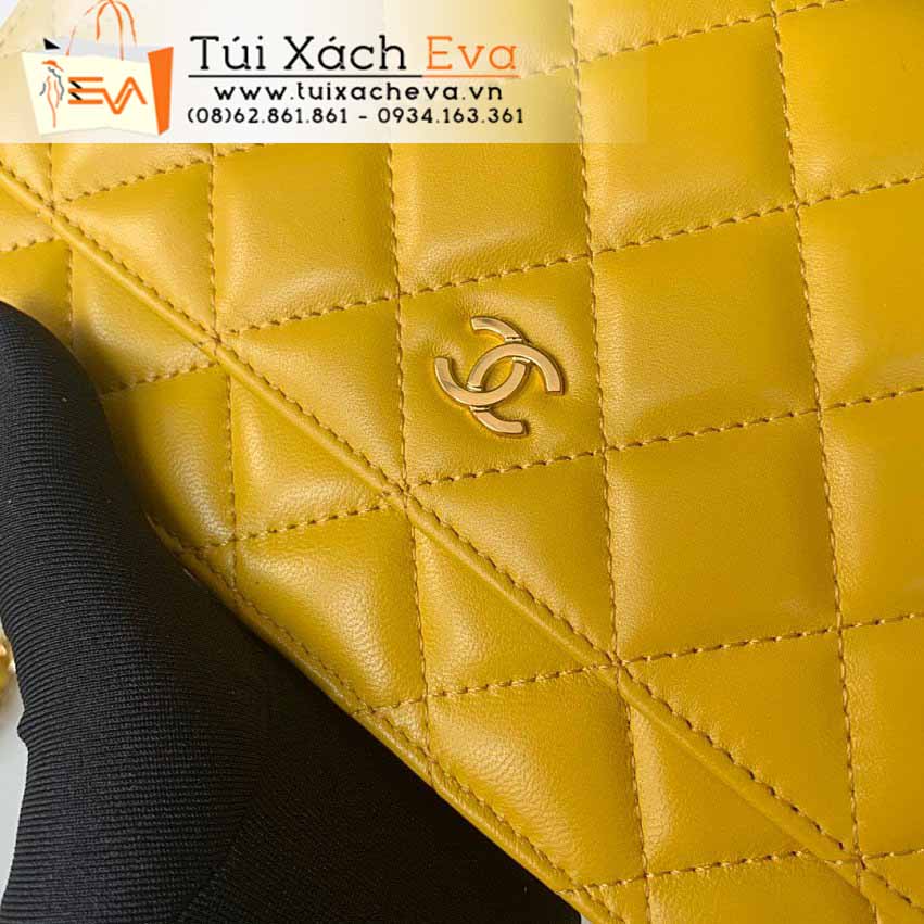 Túi Xách Chanel Woc Bag Siêu Cấp Màu Vàng Đẹp M33814.