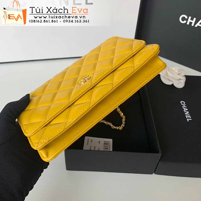 Túi Xách Chanel Woc Bag Siêu Cấp Màu Vàng Đẹp M33814.