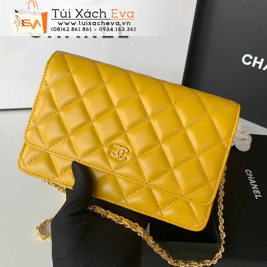 Túi Xách Chanel Woc Bag Siêu Cấp Màu Vàng Đẹp M33814.