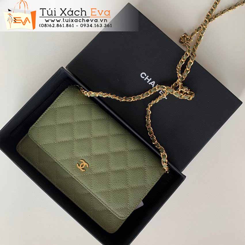 Túi Xách Chanel Woc Bag Siêu Cấp Màu Xanh Đẹp M33814.