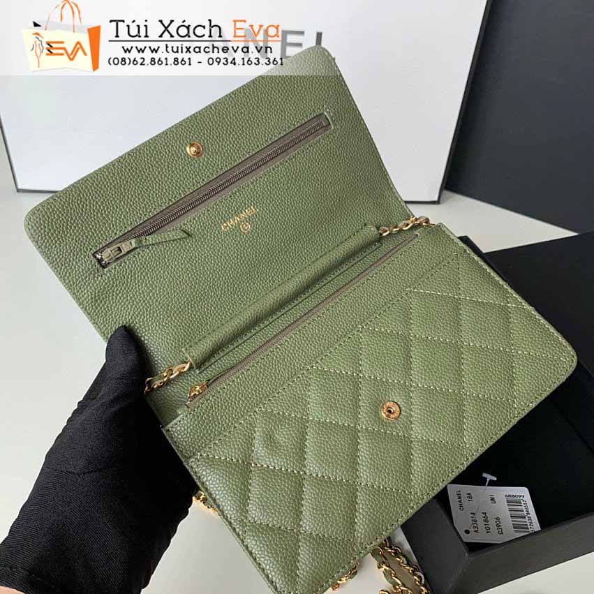 Túi Xách Chanel Woc Bag Siêu Cấp Màu Xanh Đẹp M33814.