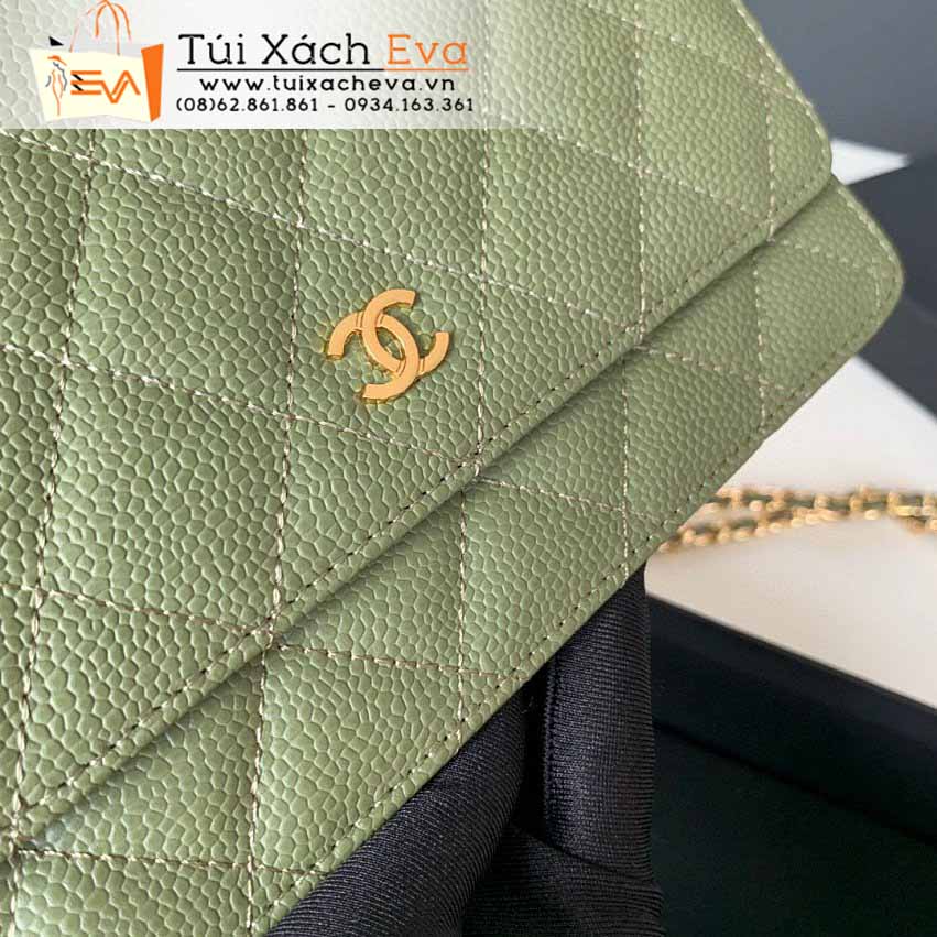 Túi Xách Chanel Woc Bag Siêu Cấp Màu Xanh Đẹp M33814.
