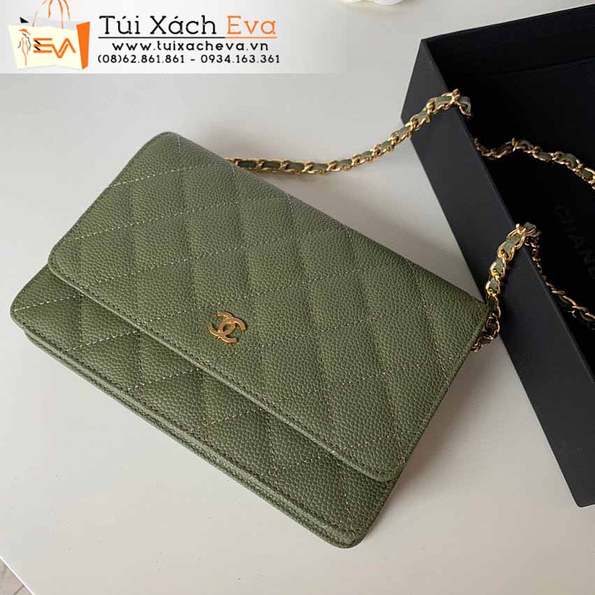 Túi Xách Chanel Woc Bag Siêu Cấp Màu Xanh Đẹp M33814.