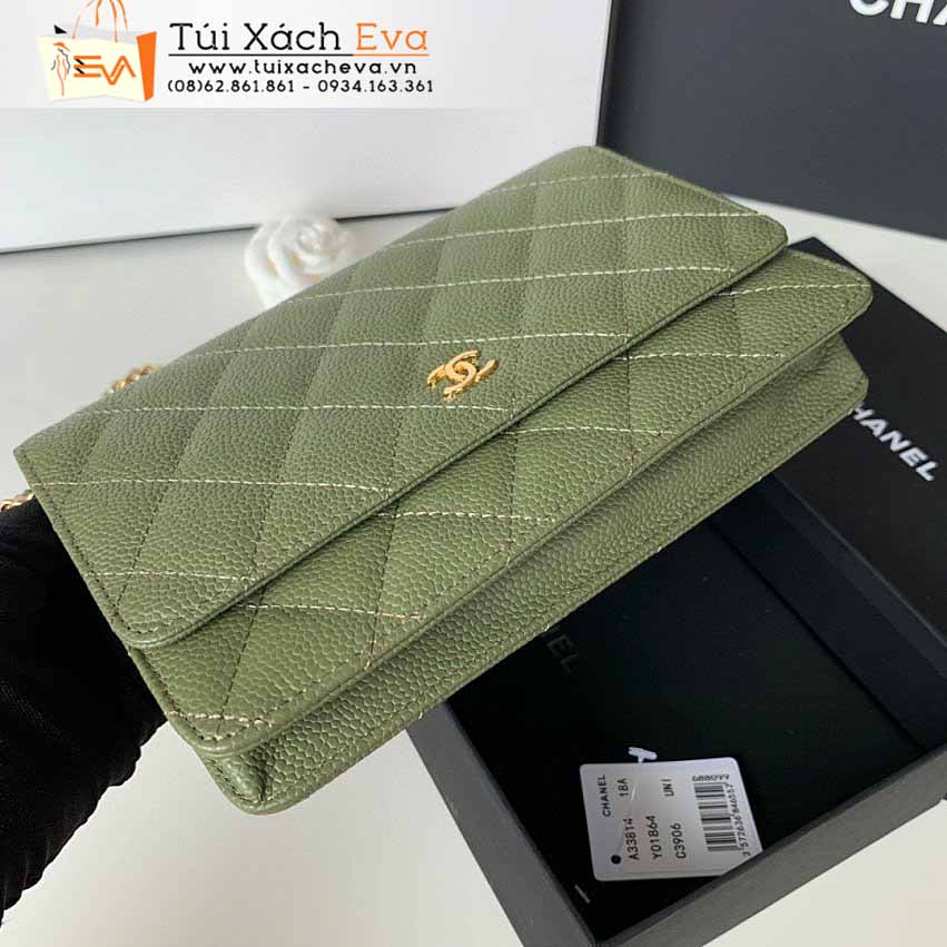 Túi Xách Chanel Woc Bag Siêu Cấp Màu Xanh Đẹp M33814.