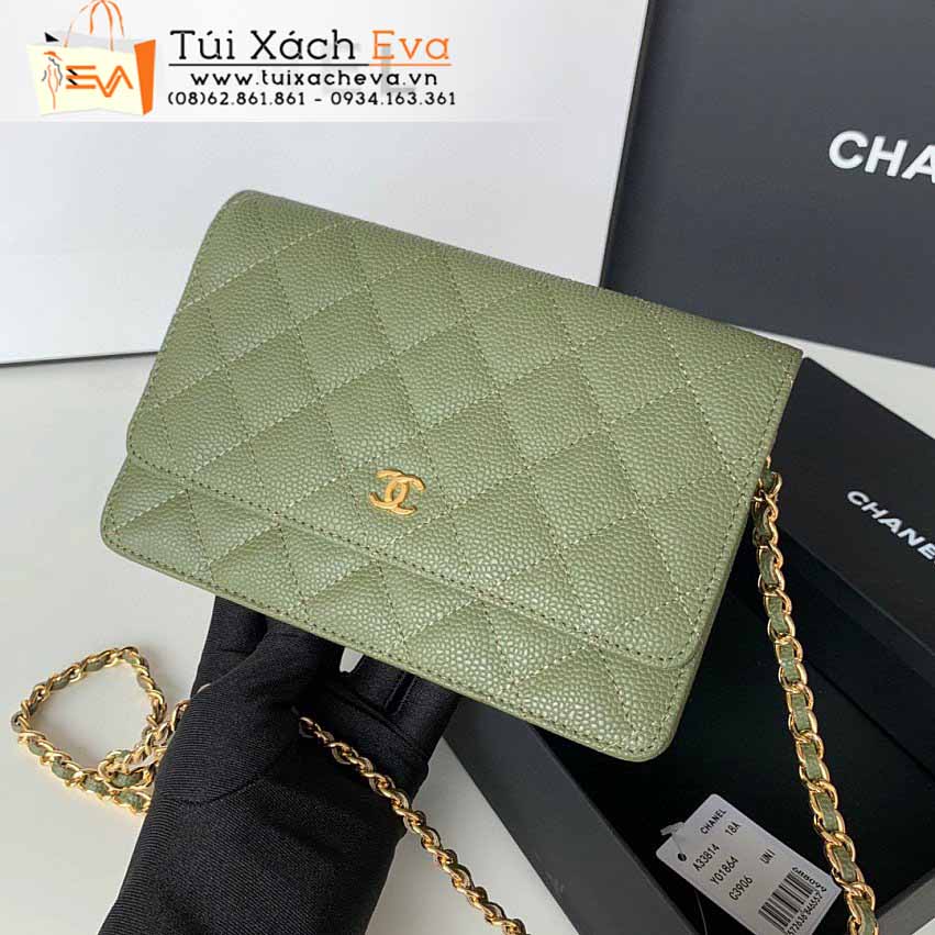 Túi Xách Chanel Woc Bag Siêu Cấp Màu Xanh Đẹp M33814.