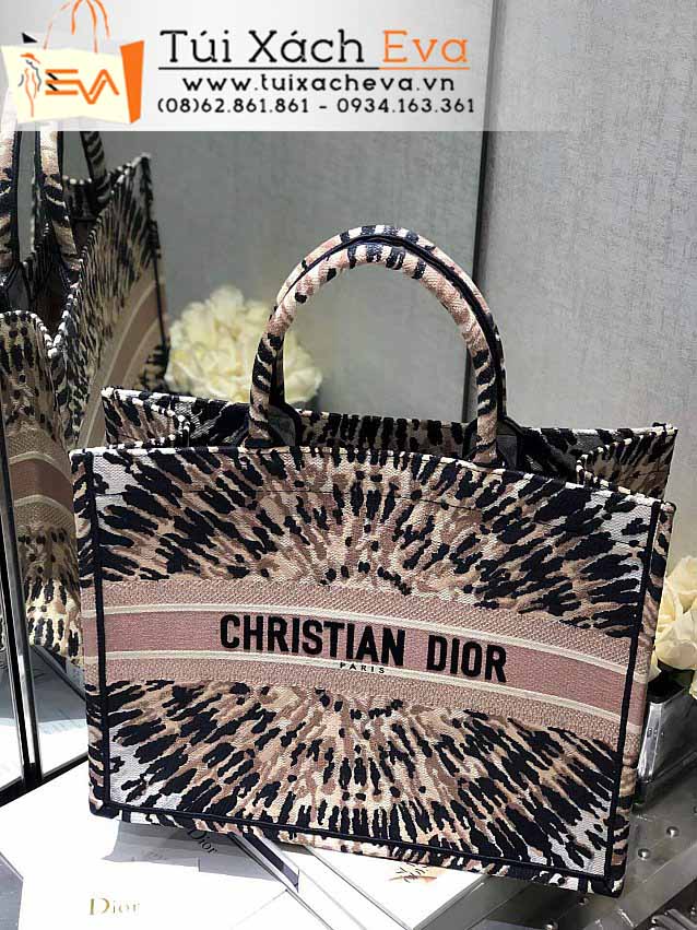 Túi Xách Dior Book Tote Bag Siêu Cấp Màu Hồng Đẹp M1286.