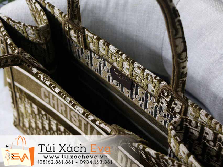 Túi Xách Dior Book Tote Bag Siêu Cấp Màu Nâu Đẹp M1286.