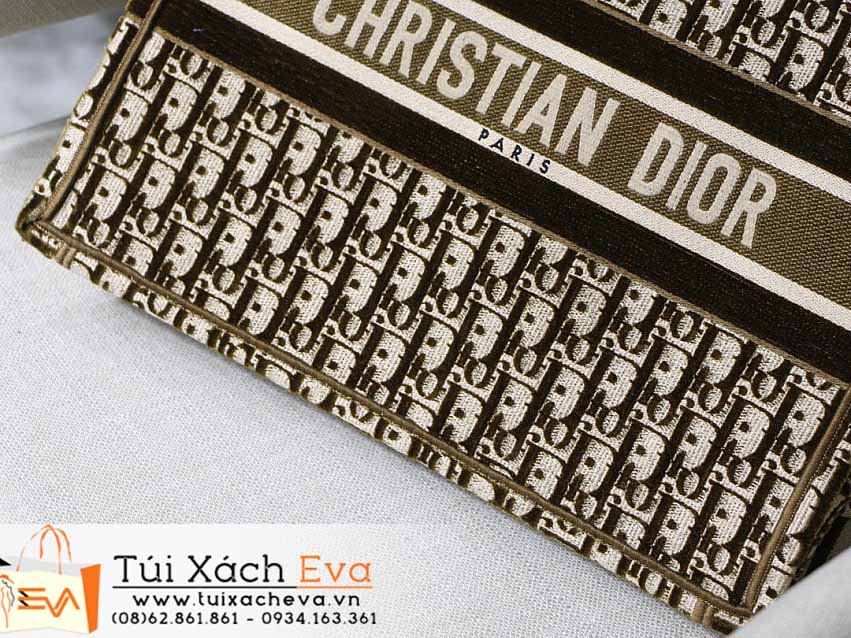 Túi Xách Dior Book Tote Bag Siêu Cấp Màu Nâu Đẹp M1286.