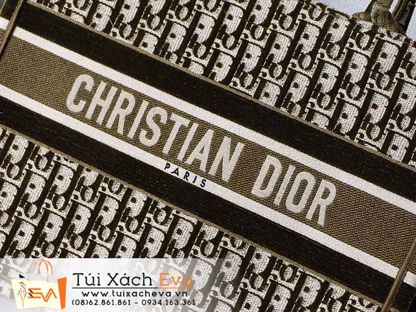 Túi Xách Dior Book Tote Bag Siêu Cấp Màu Nâu Đẹp M1286.