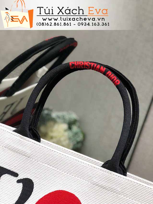 Túi Xách Dior Book Tote Bag Siêu Cấp Màu Trắng Đẹp M1286.