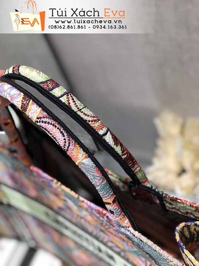 Túi Xách Dior Book Tote Bag Siêu Cấp Màu Xanh Lá Đẹp M1286.